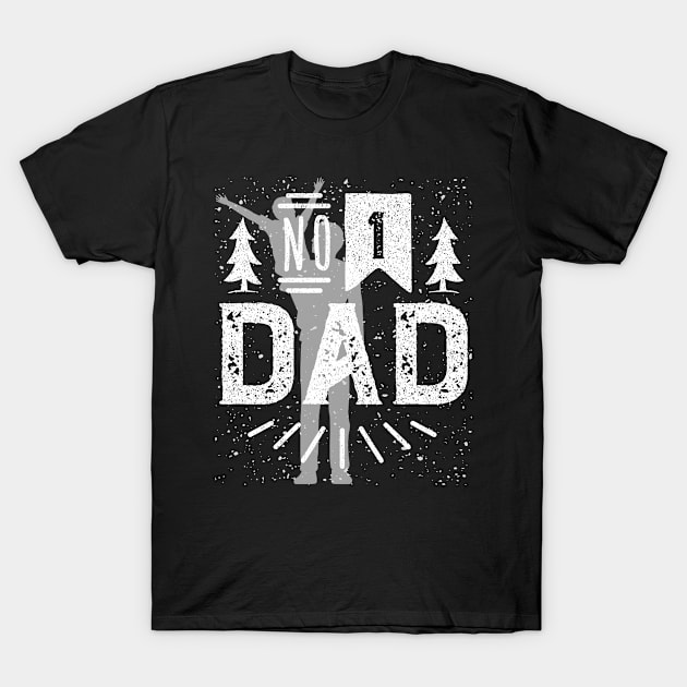 Dad number one T-Shirt by BrookProject